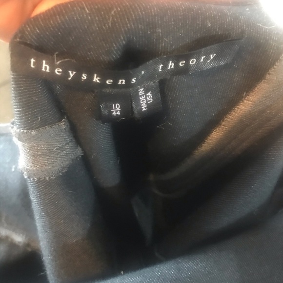 Theyskens’ theory spandex cotton dress in gray. - Picture 3 of 5